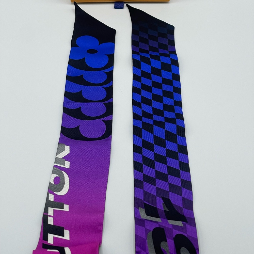 Louis Vuitton Race Cruise Collection Runway Bandeau Neckerchief Scarf Wrap Rare - Picture 5 of 14